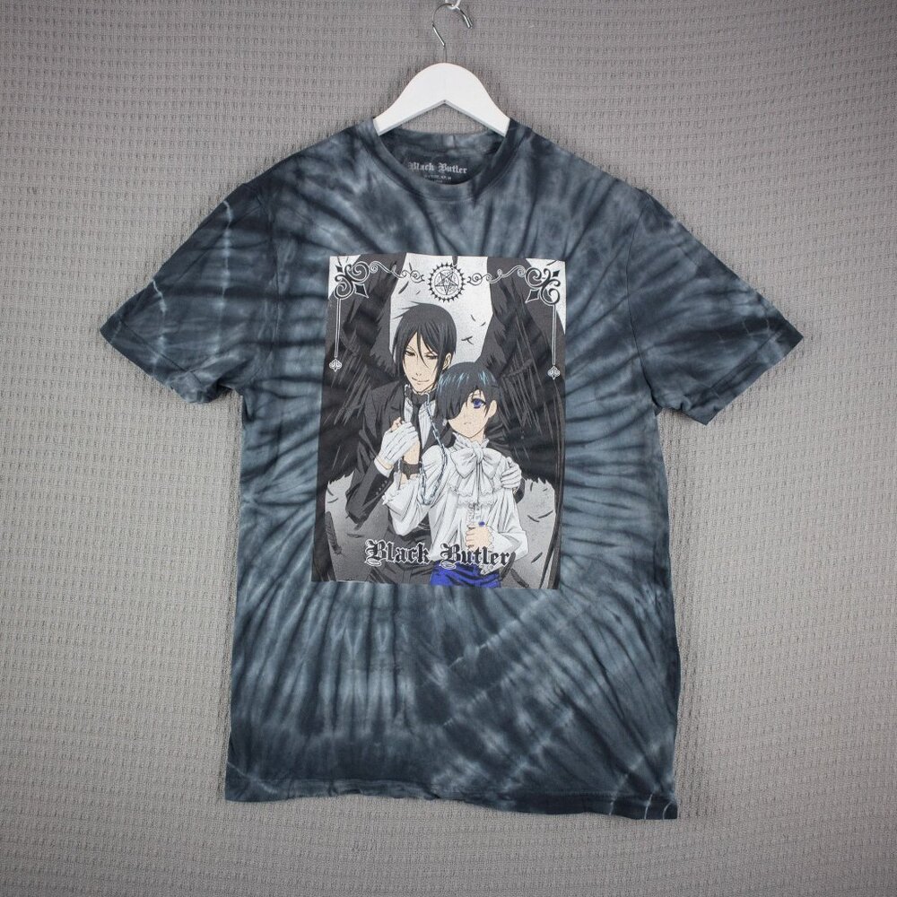 Black Butler Tie Dye Sebastian Wings Tee Large